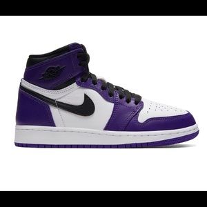 Jordan 1 retro high og gs court purple 2.0
